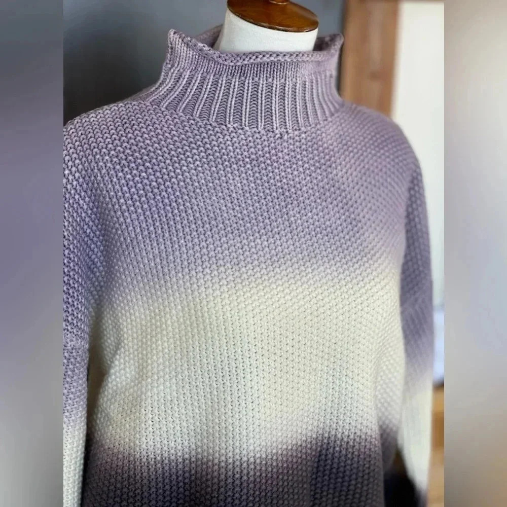 purple women’s sweater by she and sky size medium - Picture 7 of 10